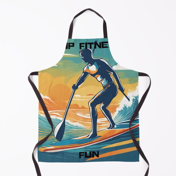 Item preview, Energetic paddle boarder in action designed and sold by Flakes14.