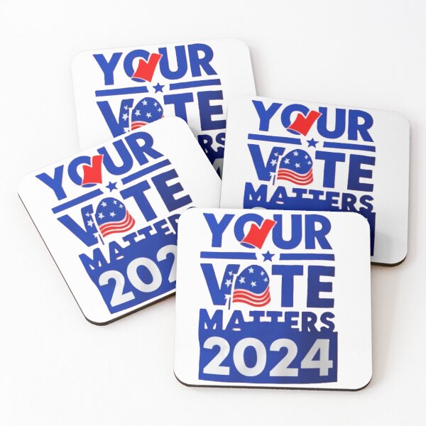 Item preview, Your Vote Matters 2024 Patriotic Poster designed and sold by merve02shop.