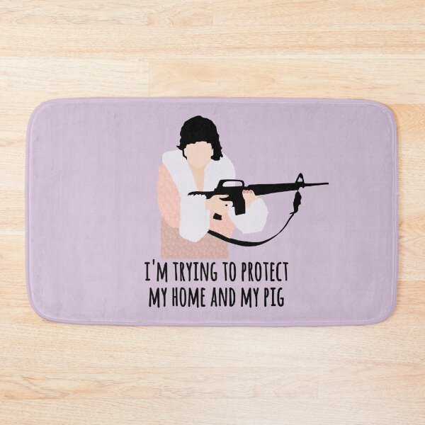 Item preview, Trying to protect my home and pig designed and sold by aluap106.