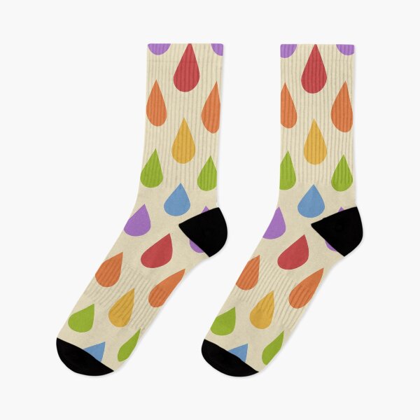 Item preview, Rainbow Drops Pattern designed and sold by SJ-Merch.