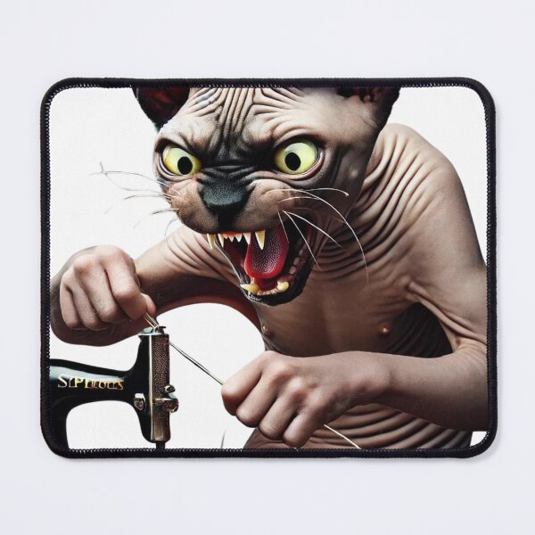 Item preview, The cat threading the needle designed and sold by Catsmoment.
