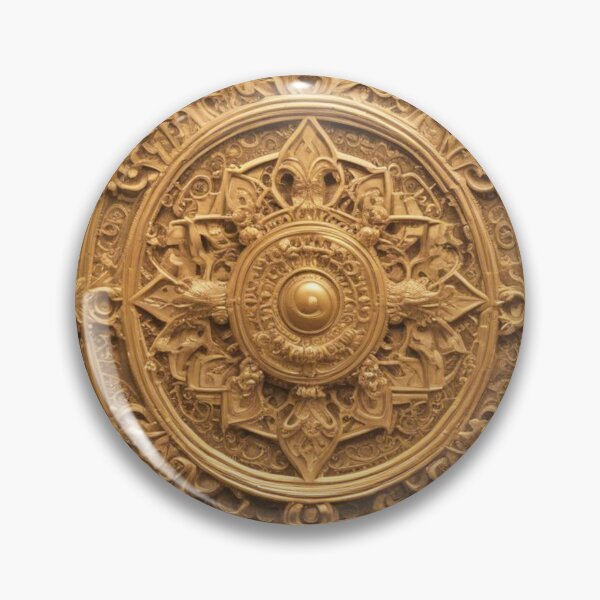 Item preview, Carved Gold Tile 6 designed and sold by Bondillero.