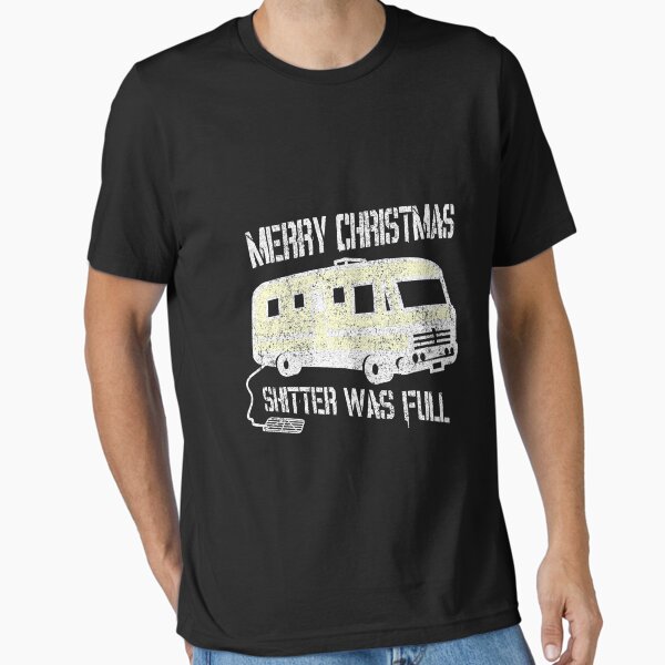 Item preview, Merry Christmas Shitter Was Full Black Vintage  designed and sold by flippinsg.