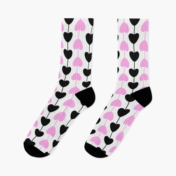 Item preview, String of Hearts-Black and Pink designed and sold by sydhanke42.