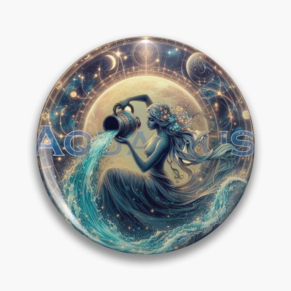 Item preview, Aquarius Zodiac Design Apparel and Accessories designed and sold by rami cohen.