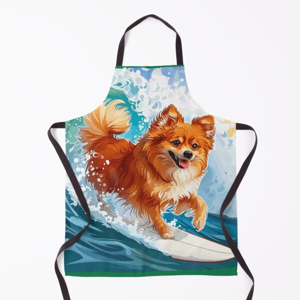 Item preview, Surfing Pomeranian designed and sold by VelvetRoom.