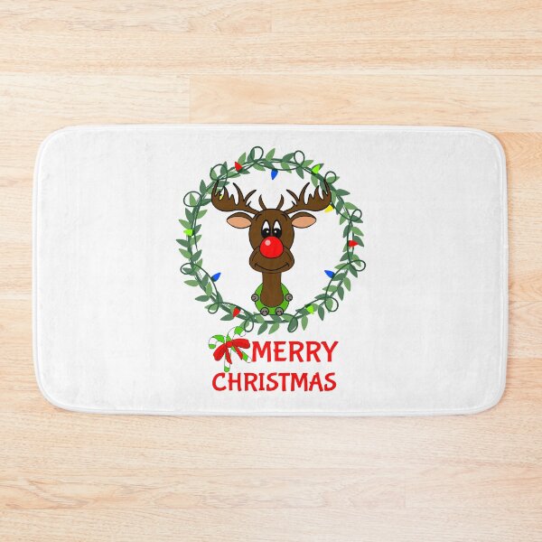 Item preview, Reindeer Christmas Wreath designed and sold by Sartoris Art.