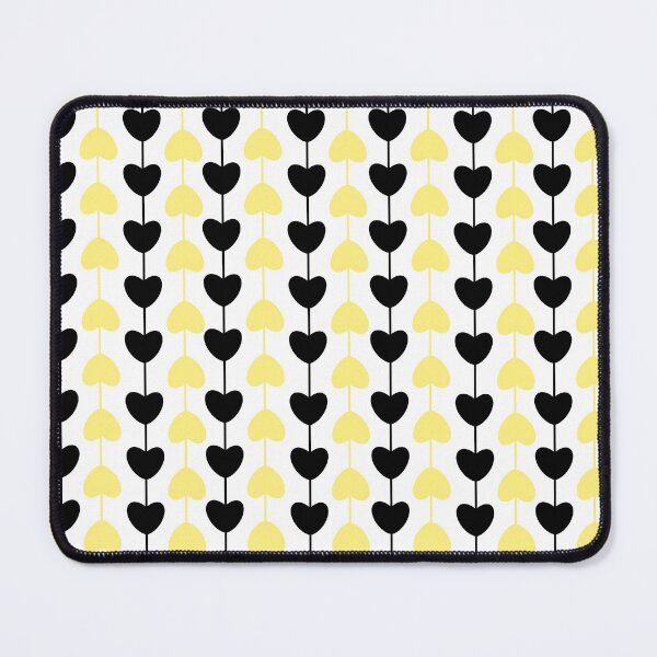 Item preview, String of Hearts-Black and Yellow designed and sold by sydhanke42.