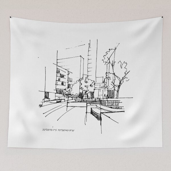 Item preview, Urban architecture drawing PROVIDENCIA, CHILE designed and sold by BEdgardP.