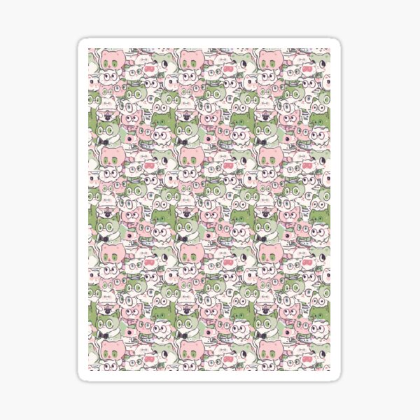 Item preview, Copy of Mimi cats pastel colors	 designed and sold by Alessandro Remo Mazzoni Remotextiles.