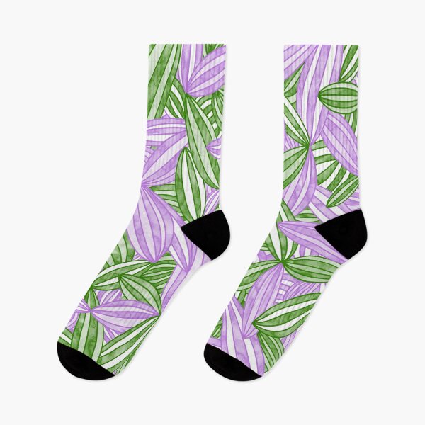 Item preview, Genderqueer Pride Abstract Zen Flower Petals Purple Green designed and sold by JoyfulJen.