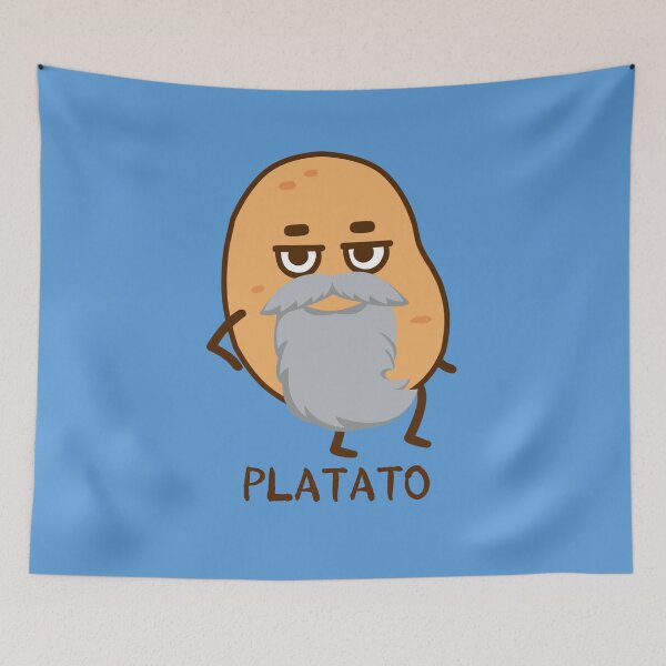 Item preview, PLATATO PLATO Fun Student Philosophy gift designed and sold by PHILOSOPHY-SWAG.