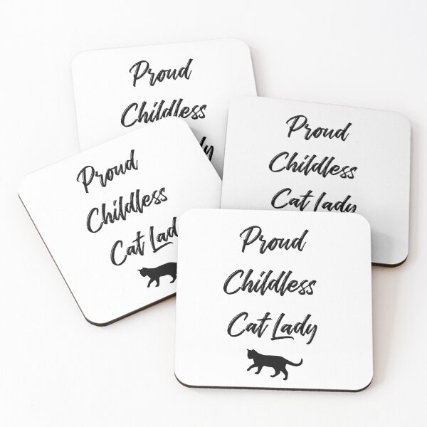 Item preview, Proud Childless Cat Lady designed and sold by PositiveAlchemy.