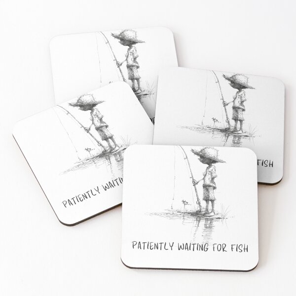 Item preview, Patiently Waiting for Fish designed and sold by PencilpictureT.