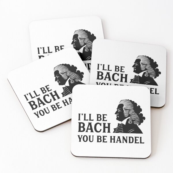 Item preview, Baroque Classical Music Bach and Handel Funny designed and sold by AntiqueImages.