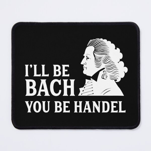 Item preview, Baroque Classical Music Bach and Handel Funny designed and sold by AntiqueImages.