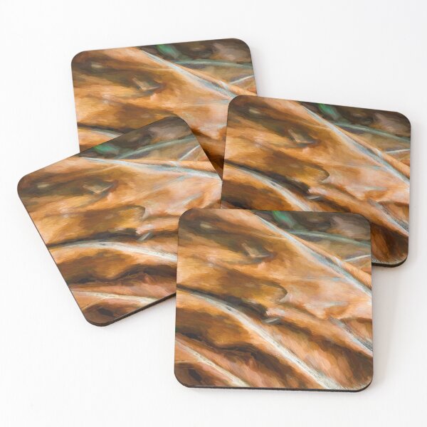 Item preview, Brown Leaves Abstracts X106 designed and sold by RichFrancoCars.