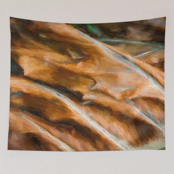 Item preview, Brown Leaves Abstracts X106 designed and sold by RichFrancoCars.