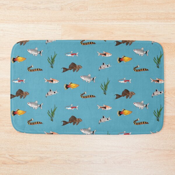 Item preview, Miscellaneous Aquarium Fish Variety Pattern designed and sold by Yellow Bird Studios.
