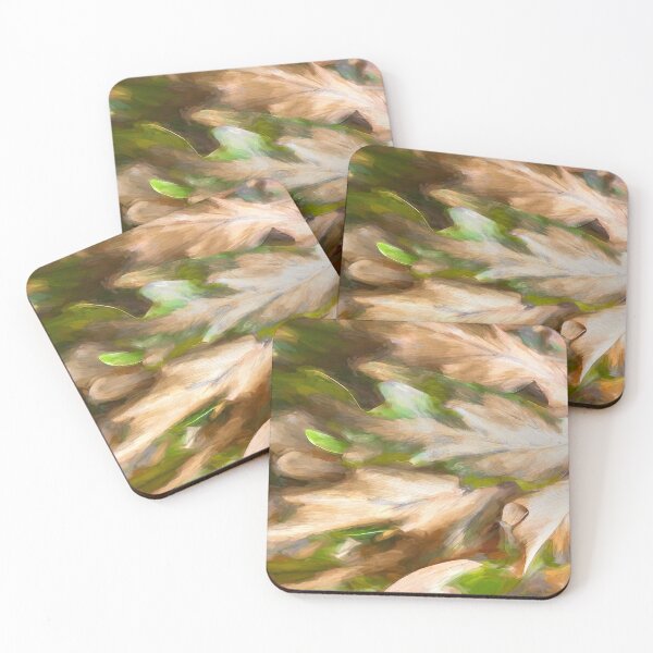 Item preview, Brown Leaves Abstracts X110 designed and sold by RichFrancoCars.