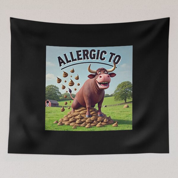 Item preview, Allergic to Bull designed and sold by GlassPenny.