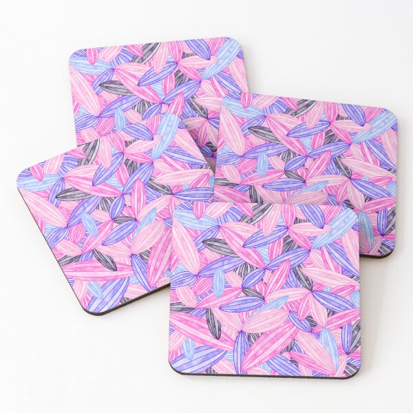 Item preview, Omnisexual Pride Abstract Zen Flower Petals Pink Purple designed and sold by JoyfulJen.