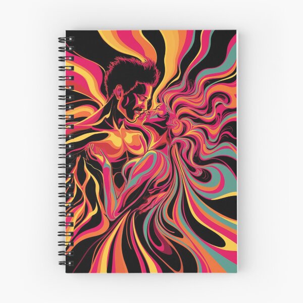 Item preview, Twin Flame Couple 8 | Colorful Abstract Art designed and sold by JLEmporium.