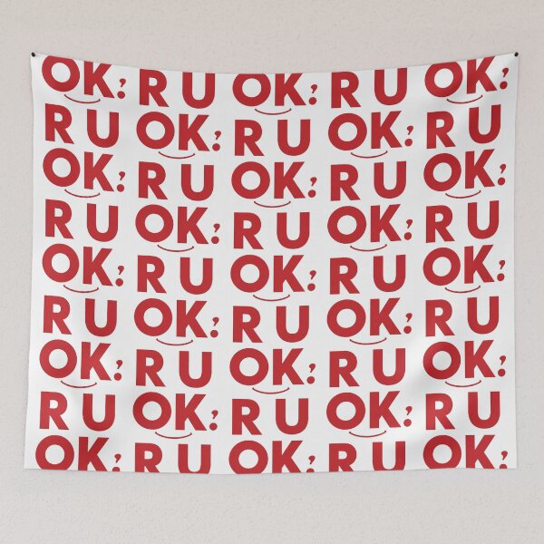 Item preview, R u ok style,are you okay dear t-shirts designs  designed and sold by RAZ1995.