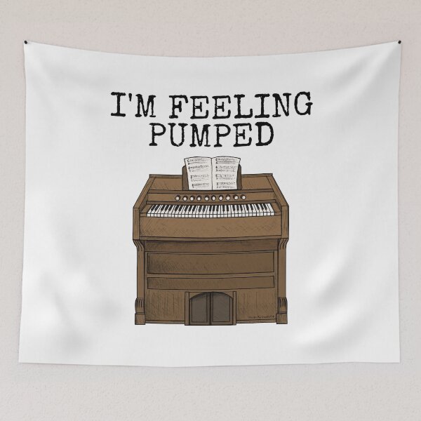 Item preview, Harmonium Player, I'm Feeling Pumped, Pump Organ Organist designed and sold by doodlerob.