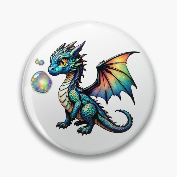 Artikelvorschau, Multichomatischer Drache mit Seifenblase entworfen und verkauft von LordFalcon.