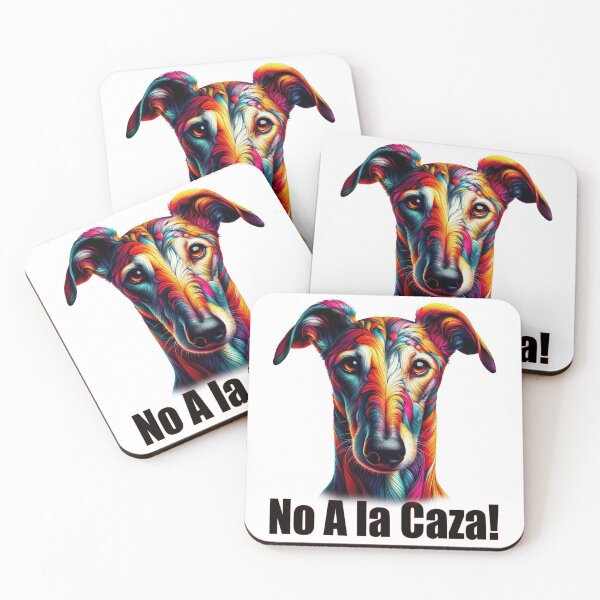 Item preview, No A la Caza! - Stop the hunt! Galgo in color designed and sold by Berlini.