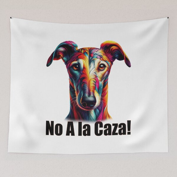 Item preview, No A la Caza! - Stop the hunt! Galgo in color designed and sold by Berlini.