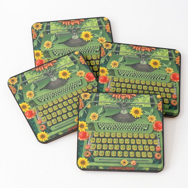 Item preview, VINTAGE FLOWER TYPEWRITER designed and sold by Marni Scofidio Desi9ns.