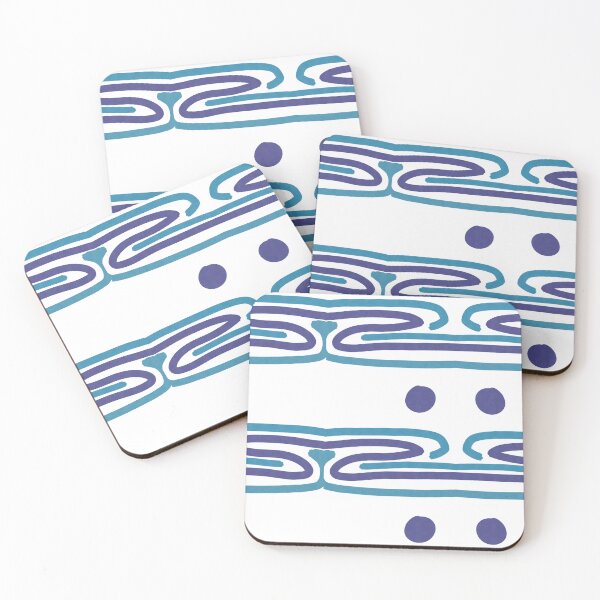 Item preview, Blue line blue sky pattern    designed and sold by tenkenryujin.