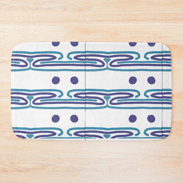 Item preview, Blue line blue sky pattern    designed and sold by tenkenryujin.