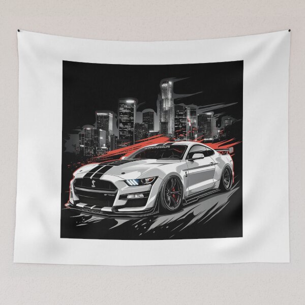 Item preview, Ford Mustang Shelby Cobra American Muscle Car Poster Art designed and sold by StreetRydz.