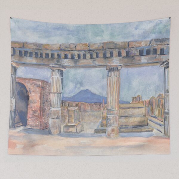 Item preview, Ancient Forum of Pompeii designed and sold by 3willows.