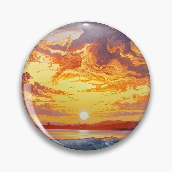 Item preview, Dramatic Sunset Seascape designed and sold by TsubakiSakura34.