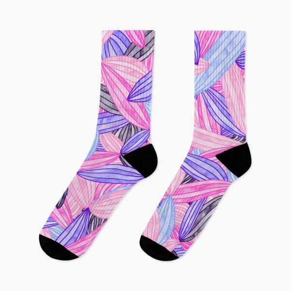 Item preview, Omnisexual Pride Abstract Zen Flower Petals Pink Purple designed and sold by JoyfulJen.
