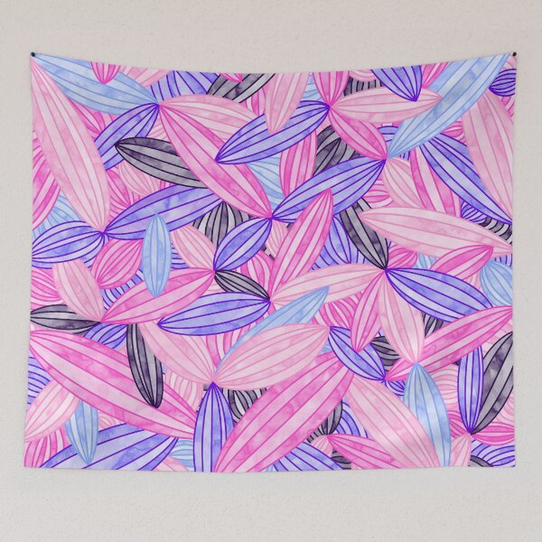 Item preview, Omnisexual Pride Abstract Zen Flower Petals Pink Purple designed and sold by JoyfulJen.