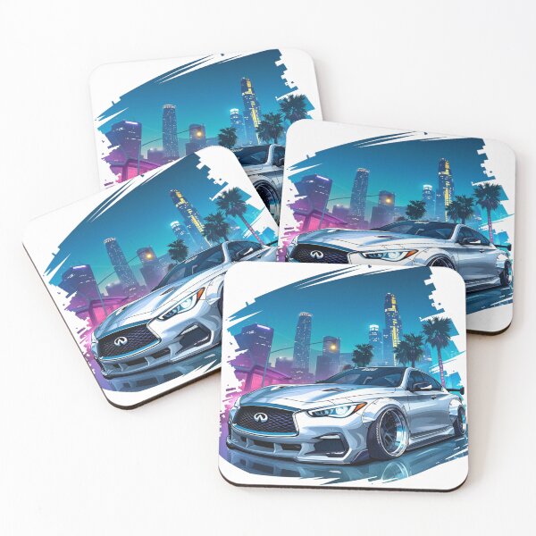 Item preview, Infiniti Q50 Q60 Luxury Drift Car Stance Drifter Poster Art  designed and sold by StreetRydz.