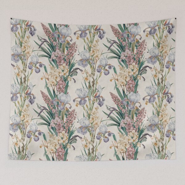 Item preview, Iris, Freesia And Gladiolus Flowers designed and sold by pixelplaza.