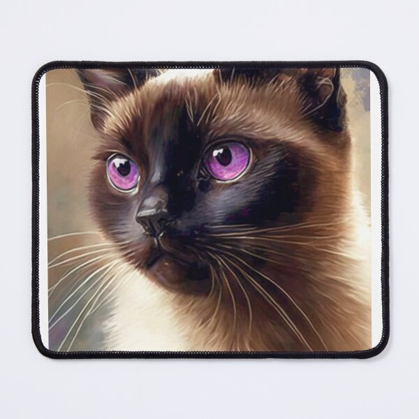 Item preview, balinese cat poster designed and sold by Purple Eggplant Art ⭐⭐⭐⭐.