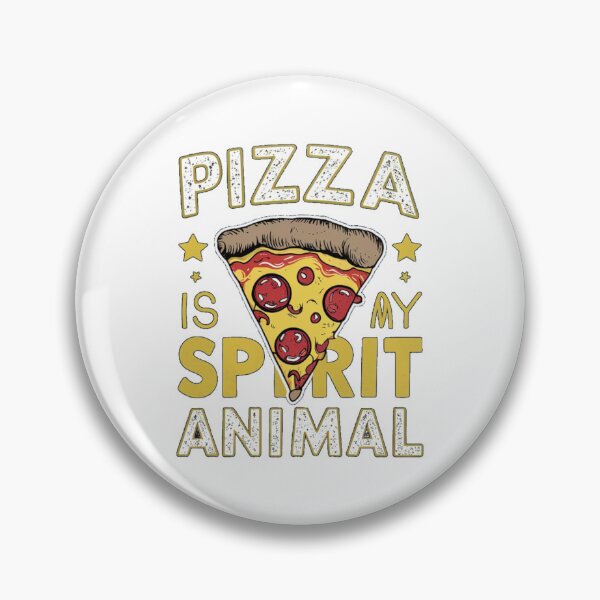 Artikelvorschau, Pizza ist mein Geist Tier T-Shirt entworfen und verkauft von Kuczyn.