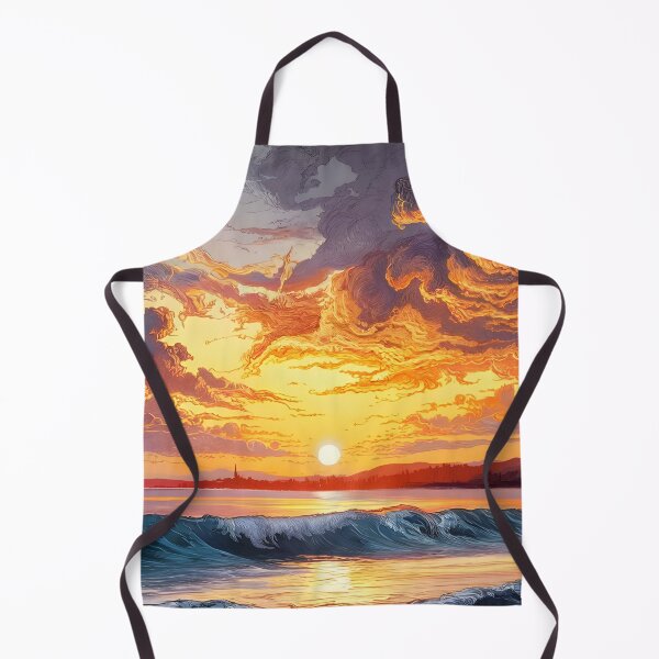 Item preview, Dramatic Sunset Seascape designed and sold by TsubakiSakura34.