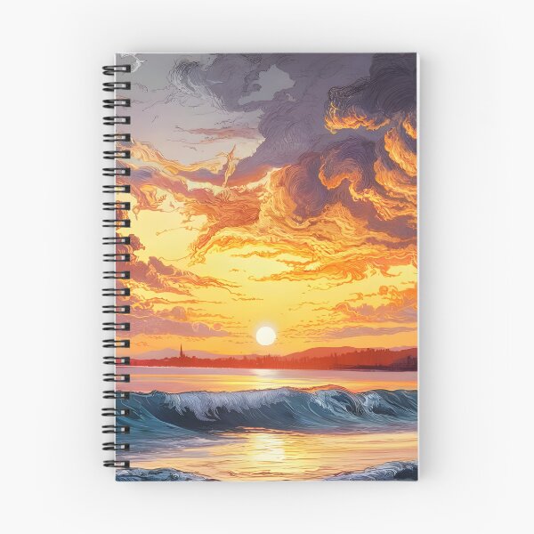Item preview, Dramatic Sunset Seascape designed and sold by TsubakiSakura34.