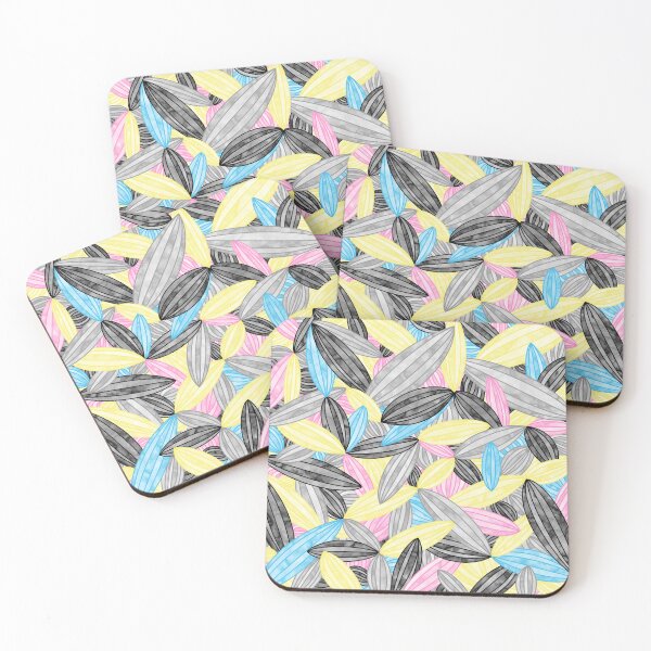 Item preview, Polygender Pride Abstract Zen Flower Petals Pink Blue Yellow designed and sold by JoyfulJen.
