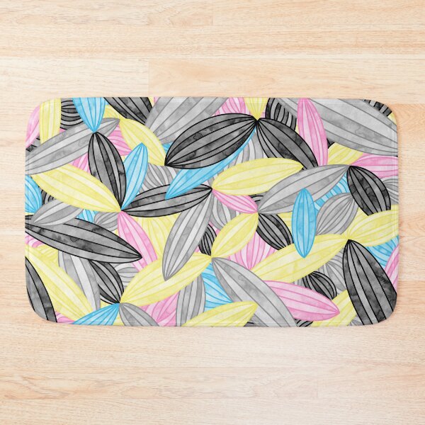 Item preview, Polygender Pride Abstract Zen Flower Petals Pink Blue Yellow designed and sold by JoyfulJen.