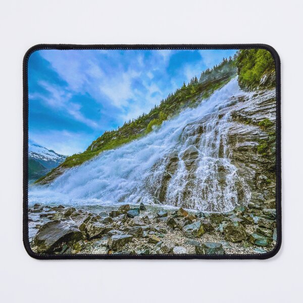 Item preview, Mendenhall Glacier waterfall designed and sold by timberwolf250.