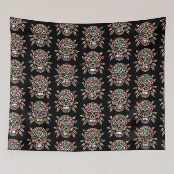 Item preview, Tribal Skull 4 designed and sold by LaNadaYFundante.
